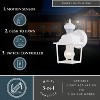 VAXCEL Bedford Aluminum 5.25-in. W 1 Light Motion Sensor Dusk to Dawn Outdoor Wall Lantern Clear Glass - 2 of 4