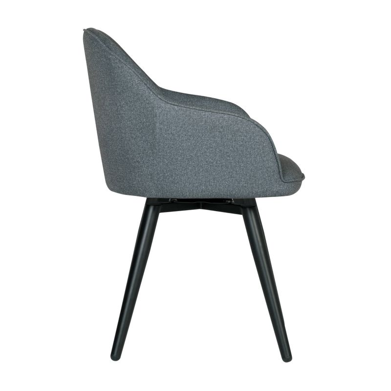 Dome Swivel Armchair Charcoal Heather - Studio Designs Home, 5 of 11