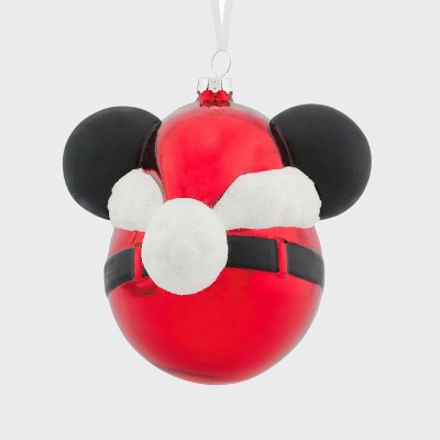 Hallmark Mickey Mouse Disney Glass Ball Christmas Tree Ornament