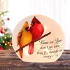 Stony Creek 6.25 In Angel Cardinals Pre-Lit Small Orb Bereavement Lighted Glass Accent , Bereavement Bereavement Bird Electric Plug-In (1PC) - 2 of 4
