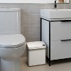 halo Stainless Steel Rectangular Sensor Trash Can with AbsorbX Odor Control System and Fragrance - 3 of 4