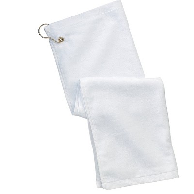 Mafoose Cotton Golf Towel with Grommet & Hook – 16" x 26" Terry Velour