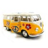 Set of 4: 5" Classic 1962 Volkswagen Van with Decal 1:32 Scale (Green/Maroon/Red/Yellow) - 3 of 4