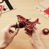 ROBOTIME 3D Puzzle Wooden Model with Aircraft Theme, DIY Pendulum Toy for Kids Adults, Red, 5.7"*6.7"*12.4 - 3 of 4