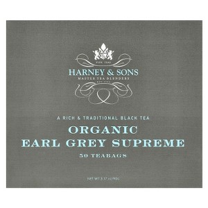 Harney & Sons Black Tea Organic Earl Grey Supreme 50 Tea Bags 3.17 oz - 1 of 3