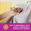 TOWN & COUNTRY PLAY 4-Piece Striped Reversible Terry Brights Bath Towel Set - 4 of 4