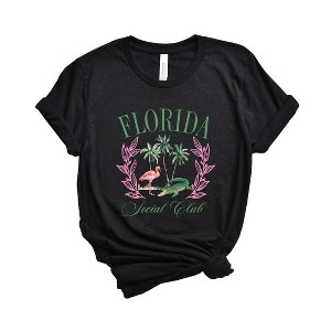 Simply Sage Market Women's Florida Social Club Short Sleeve Graphic Tee - 1 of 3