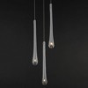 ET2 Lighting Stillo 3 - Light Pendant in  Satin Nickel - 3 of 4