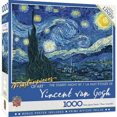 MasterPieces Inc Starry Night 1000 Piece Linen Jigsaw Puzzle