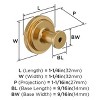 Amerock Fararday Round Knob for Cabinets, Drawers, and Furniture - 3 of 4