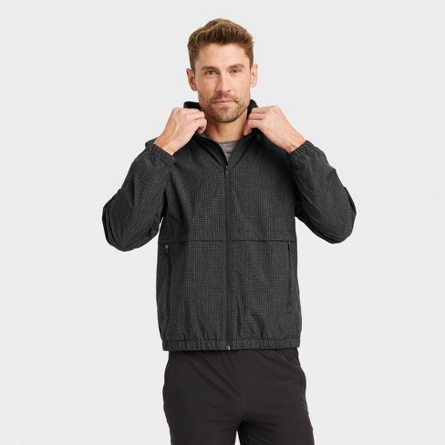 Men's Packable Jacket - All In Motion™ Black Onyx M