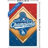 Trends International MLB Los Angeles Dodgers - 2025 World Series Team Logo Framed Wall Poster Prints - 3 of 4