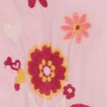 pink heart floral