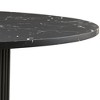 NicBex Wood Dining Table Farmhouse Round Kitchen Table Dining Table for 4 with Wood Strip Base for Kitchen and Dining Room - 3 of 4