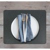 Frieling EveryDay Rectangular Placemat, Non-Slip Vinyl & Polyester Dining TableMat, Decorative Kitchen Linen, 13" x 17", Vinyl & Polyester Woven - 4 of 4
