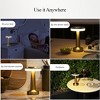 Bell + Howell Lexington Cordless LED Table Lamp 1 Pack Rechargeable Touch Control Modern Desk Light - 2 of 4