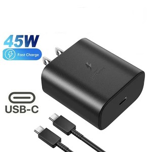 45W Super Fast Charger USB C, PPS Type C Charging Block with 6FT USB-C Phone Cable for Samsung Galaxy S25 +/Ultra /S24 S23 S22 /Ultra, iPhone 17/16/15 - 1 of 4