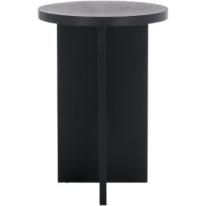 Barashi Round End Table - ACC2307B - Black - Safavieh - 1 of 4
