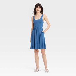Women's Knit Mini Ballet Dress - A New Day™ - 1 of 3