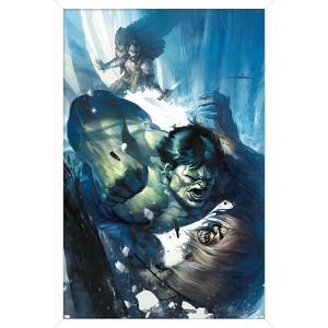 Trends International Marvel Kraven The Hunter - Incredible Hulk #11 Framed Wall Poster Prints - 1 of 4