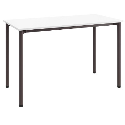 24"x48" Spright Home Office Desk Black Coffee/White - Olio Designs