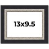 PosterPalooza | Photo Size Embellished Black Picture Frame - UV Acrylic, Foam Board Backing, Hanging Hardware - 2 of 4