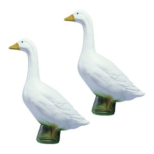 Union Products Wild Goose Outdoor Lawn Garden Statue, 23" Tall Figurine, 2 Pack - 1 of 4
