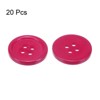 Unique Bargains Sewing Resin Round Flat 4-Hole Replacement Craft Buttons 20 Pcs - 3 of 4
