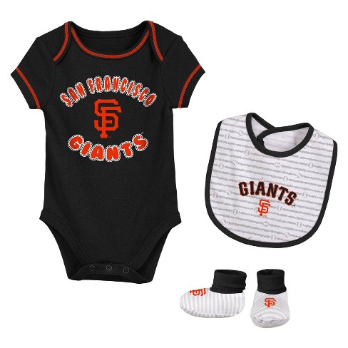 MLB San Francisco Giants Infant Boys' Short Sleeve Layette Set - 0-3M