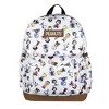 Peanuts Backpack Charlie Brown Pigpen Linus All-Over Tossed Character Print School Travel Tote Book Bag - 2 of 4