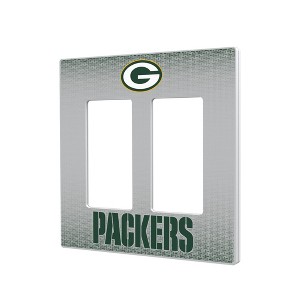 NFL NFC Teams Linen Hidden-Screw Light Switch Plate for Double Rocker - 1 of 4