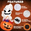 Presence 5FT Halloween Inflatable Decor - Ghost Holding Trick Or Treat Bag - 4 of 4