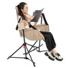 ALEXOUN Folding Outdoor Portable Camping Chair with Pillow & Cup Holder, Recliner with Carry Bag for Outdoor Travel Camping - 2 of 4