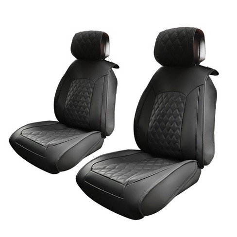 Faux leather on sale seat covers target