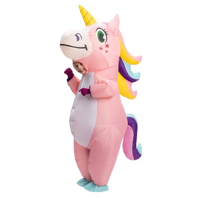 Kids' Unicorn Inflatable Halloween Costume Pink M