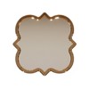 24"x24" Wall Mirror, Living Room Mirror With Hooks, Clear Reflective Mirror, Large Accent Decorative Mirror - 4 of 4