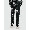 Jackass Skull & Crutches All-Over Print Black Sweatpants - image 4 of 4