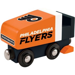 MasterPieces Officially Licensed NHL Philadelphia Flyers Wooden Toy Zamboni Train Engine For Kids - 1 of 4