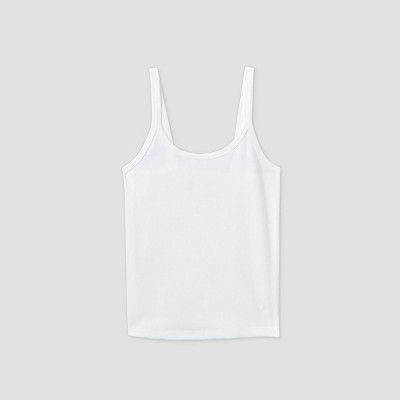 white knit tank top