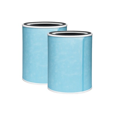 Nispira 4-in-1 True HEPA Activated Carbon Filter Replacement For Purezone Turbo Air Purifier PEAIRCYL 2 Packs