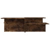 vidaXL Coffee Tables Set of 2 - Smoked Oak Engineered Wood - Stylish Living Room Furniture with Spacious Tabletops - 4 of 4