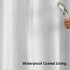 BAGOKIE 72"x75" Waffle Weave Hookless Shower Curtain, Pack of 1 - 4 of 4