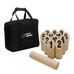 YardGames® Scatter Wooden Number Block Tossing Lawn Game : Target