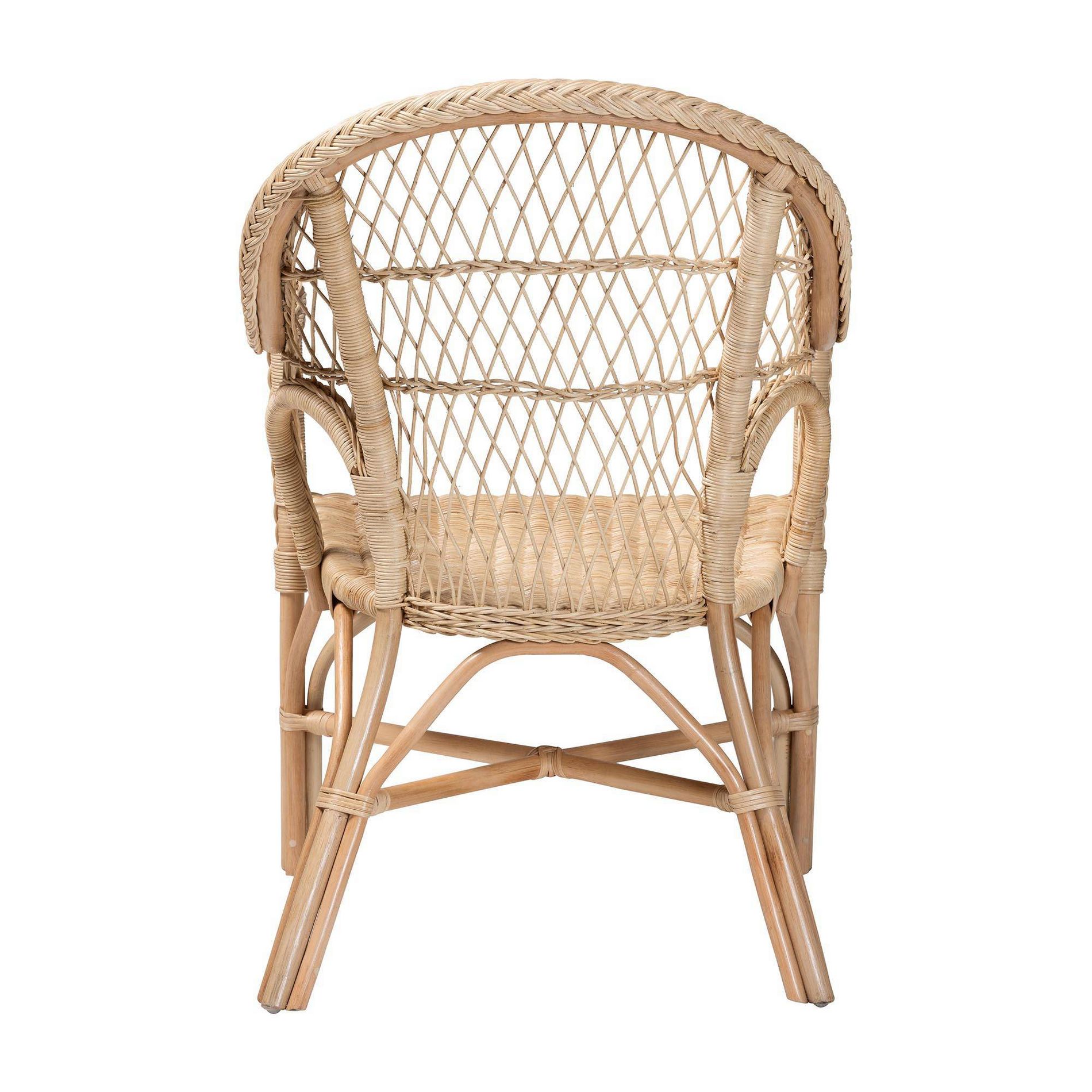 bali & pari Zaira Rattan Arm Chair Natural