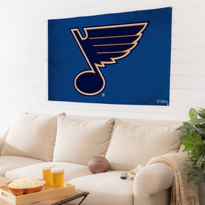 Evergreen St Louis Blues 3' x 5' Indoor Outdoor Flag for Home Apartment Dorm Rooms - 1 of 1