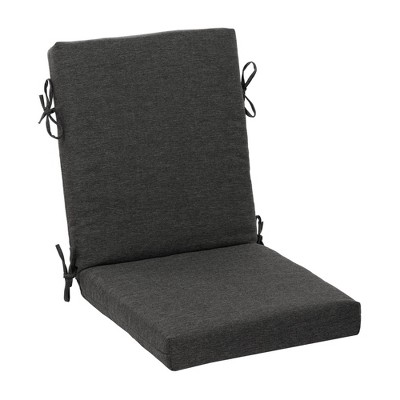 Arden Selections Oceantex High Back Dining Chair Cushion Ink Black