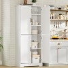 Pantry Cabinet,70" Tall Pantry Cabinet with Adjustable Shelves, Freestanding Storage Cupboard for Kitchen - 3 of 4