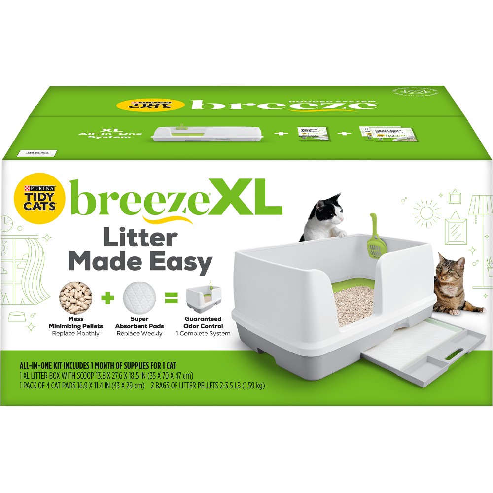 Tidy Cats Breeze Large Box System Cat Litter - 18lbs