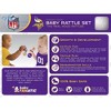 Baby Fanatic Wood Rattle 2 Pack - NFL Minnesota Vikings Baby Toy Set - image 3 of 4