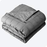 48" x 72" Light Grey Cotton Weighted Blanket by Bare Home